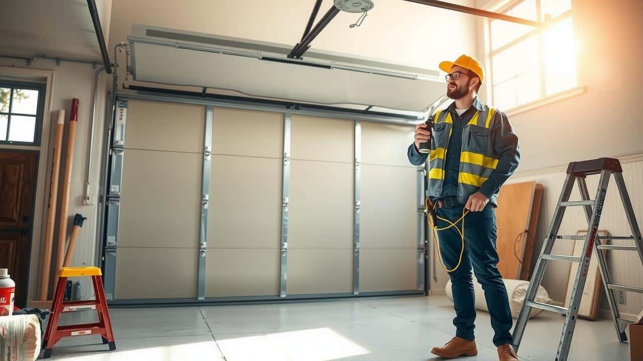 Does insulating a garage door make a difference?